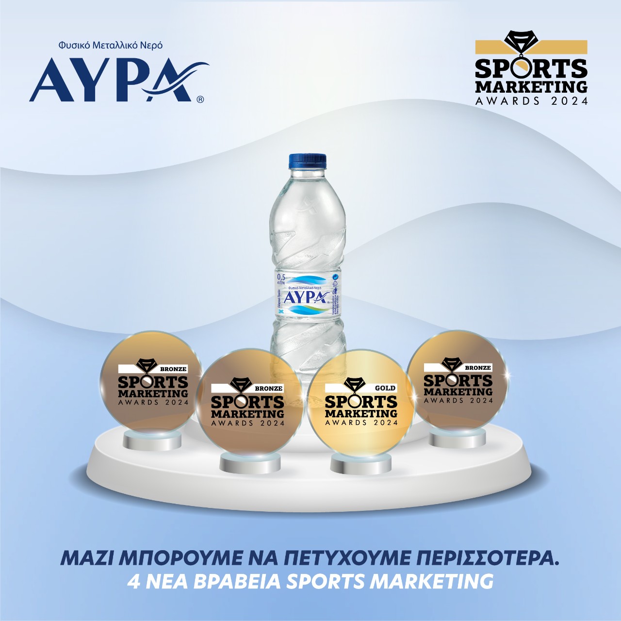 Photo_Φυσικό Μεταλλικό Νερό ΑΥΡΑ_Sports Marketing Awards 2024
